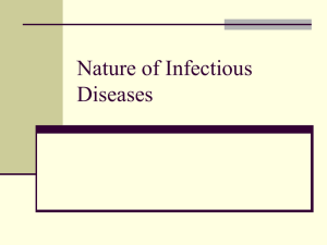 Nature of Infectious Diseases