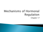 Mechanisms of Hormonal Regulation