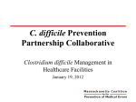 C. difficile - Massachusetts Coalition for the Prevention of Medical
