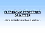 electronic properties of matter