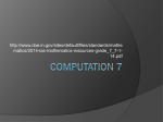 Computation 7