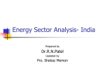 Energy balance India Energy Sector Scenario