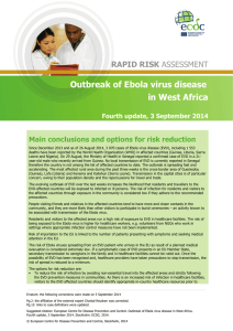 Outbreak of Ebola virus disease in West Africa - ECDC