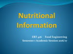 3 Nutritional Information