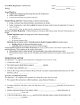 Ch 9 Cell Respiration HW Packet