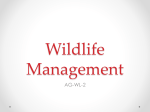 Wildlife Management - Effingham County Schools