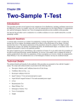 Two-Sample T-Test