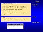 3.4 A Simple Java Applet