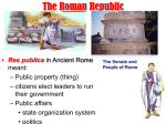 Roman REPUBLIC Powerpoint