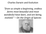 Charles Darwin and Evolution “from so simple a beginning, endless