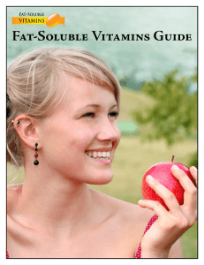 Fat-Soluble Vitamins Guide