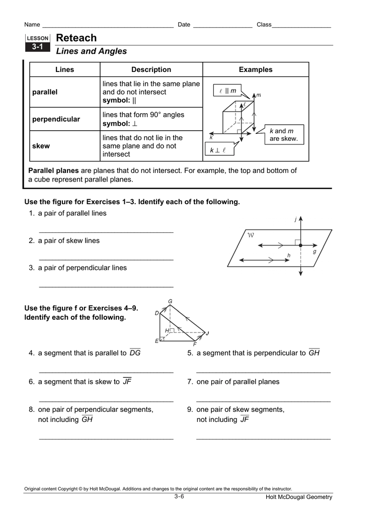 35 Holt Mcdougal Geometry Worksheet Answer Key - Worksheet Source 2021