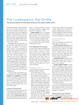 The Lumbopelvic Hip Girdle