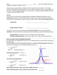 11.3 Notes - Normal Probability Distributions