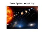 Solar System Astronomy