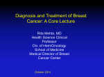 Diagnosis and Treatment of Breast Cancer