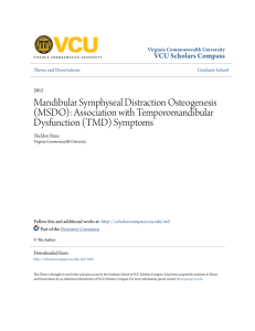 Mandibular Symphyseal Distraction Osteogenesis