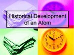 Historical Development of an Atom - pams