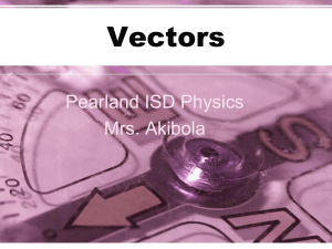 Vectors - Pearland ISD