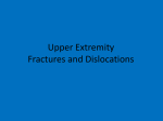 Fractures and Dislocation of the Upper Extremity