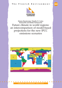 Future climate in world regions - the IPCC Data Distribution Centre