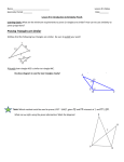 9-5 Proving Triangles Similar Day 1