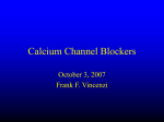 Angina pectoris and Calcium Channel Blockers