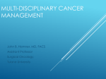 The Multidisciplinary Cancer Clinic