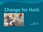 Change for Haiti - Notre Dame Haiti Program
