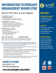 information technology management minor (itm)