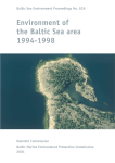 Environment of the Baltic Sea area 1994-1998