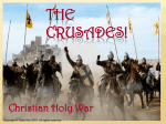The Crusades!