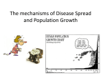 The mechanisms of Disease Spread and Population Growth