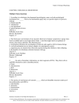 Chapter 2 Biological Beginnings CHAPTER 2: BIOLOGICAL