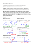 Geometry Chapter 1 Quiz Topics Notation: point, line, plane, ray