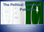 The Political System of Pakistan