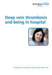 Deep vein thrombosis and being in hospital