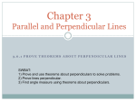 3.6.1 prove theorems about perpendicular lines