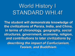World History I STANDARD WHI.4f