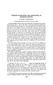 we defined the Poisson boundaries for semisimple Lie groups