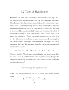 Tests of Significance.