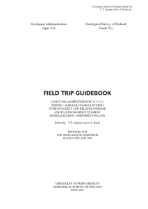field trip guidebook - Geologian tutkimuskeskus