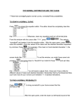 THE NORMAL DISTRIBUTION AND THE TI
