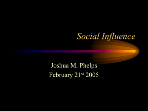 Social Influence