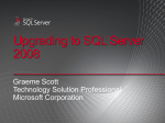 Upgrading to SQL Server 2008