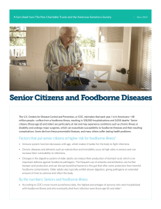 Senior Citizens and Foodborne Diseases