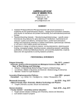 CURRICULUM VITAE - Department of Plant Biology