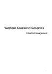 Western Grassland Reserves interim management