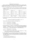 BASIC REVIEW OF CALCULUS I This review sheet discuss some of