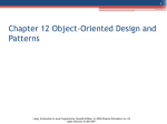 Chapter 9: Object-Oriented Software Development